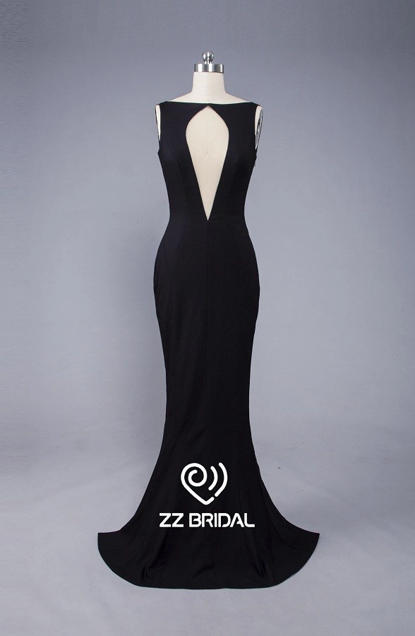 ZZ Bruidsmode sexy back uitgeholde-out off-shoulder avondjurk lange