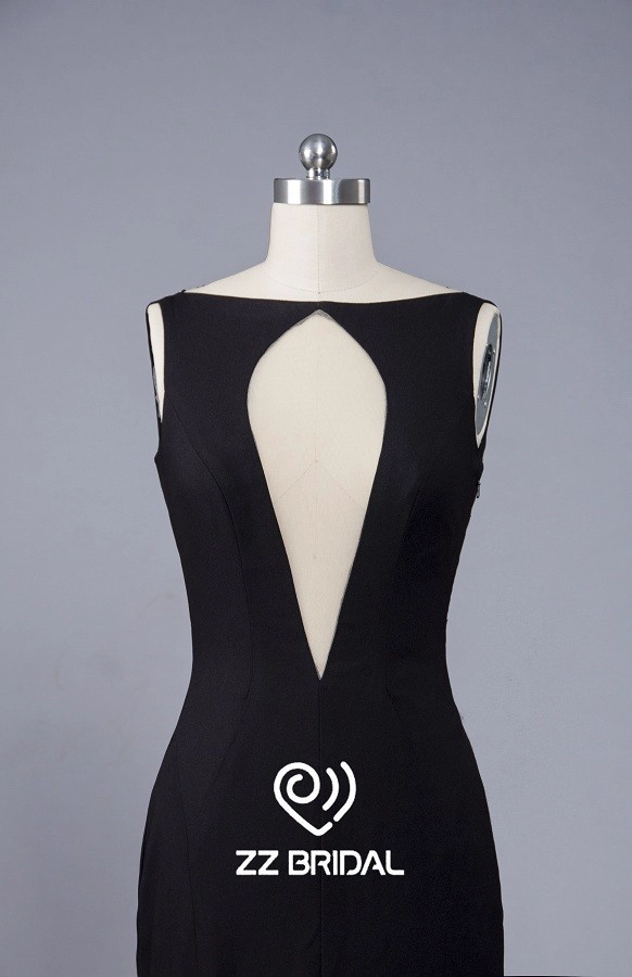 ZZ Bruidsmode sexy back uitgeholde-out off-shoulder avondjurk lange