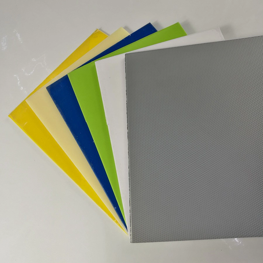 Plaque en plastique texturisée noire d'ABS texturisée noire mince de 1mm 2mm 3mm