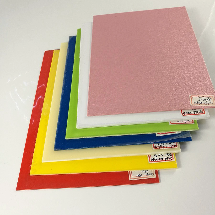 5mm 6mm Large Thick Solid Natrual Beige Colored ABS Plastic Panel