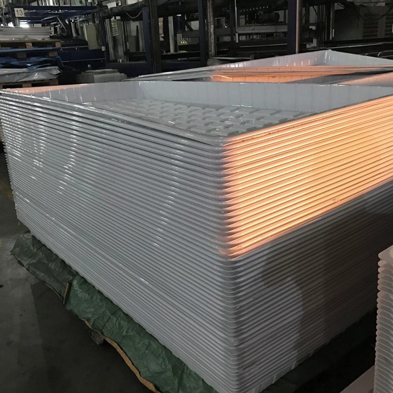 A forragem branca plástica preta do ABS 3x6 4x4 4x8 hidropônica cresce a tabela de inundação fabricante