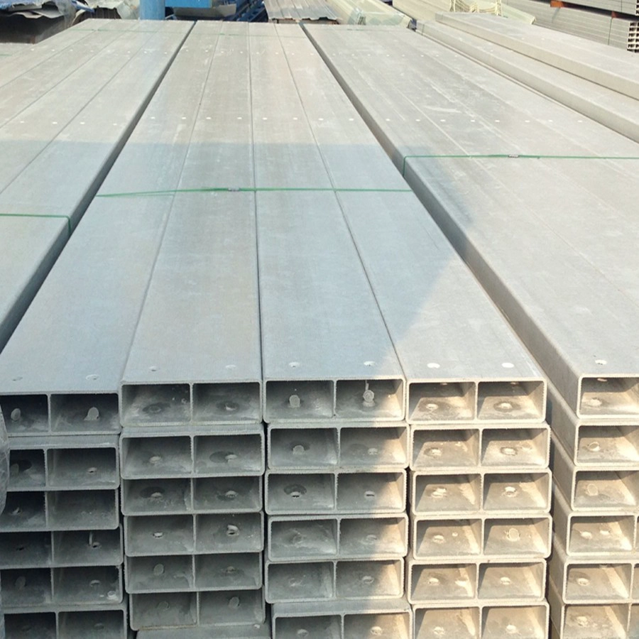 Chine Rafter renforcé par fibre de verre de polymère de fibre de verre légère de FRP pour le bâtiment d'industrie chimique