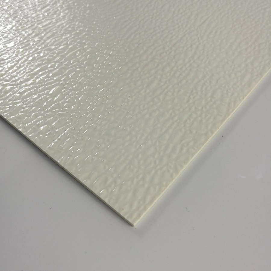Feuille de galet de FRP en plastique renforcé par fibre de verre cotonnée par gel coloré par couleur