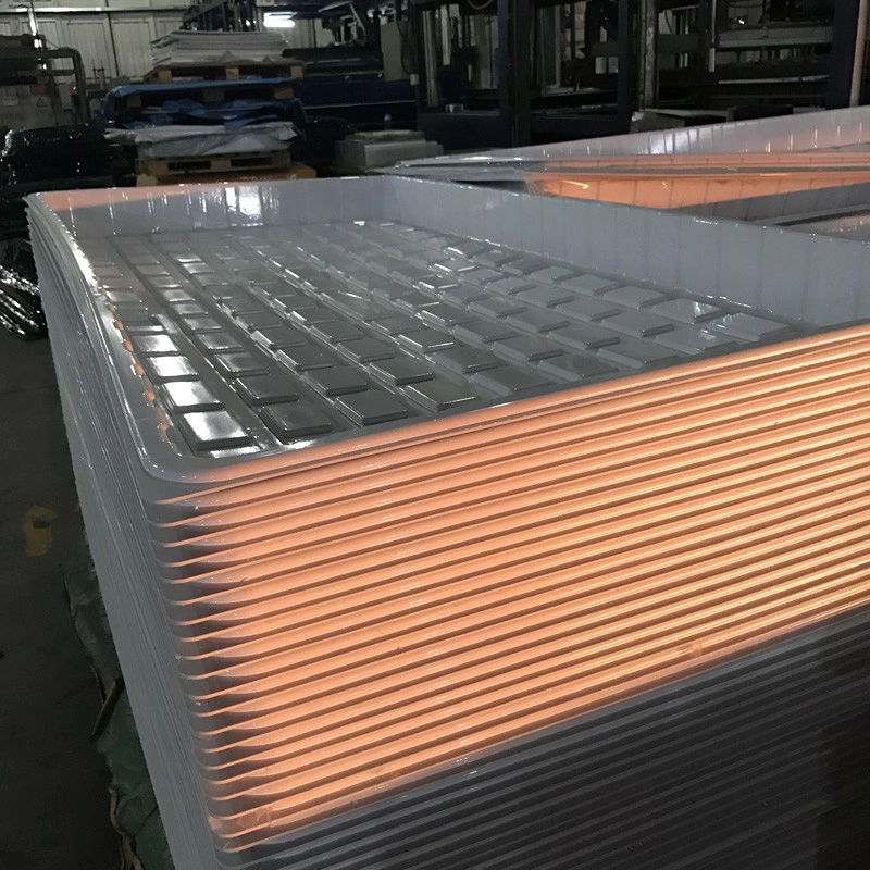 Angepasste weiß schwarz 2x4 4x4 4x8 Kunststoff hydroponischen wachsen Tabletts Lieferant