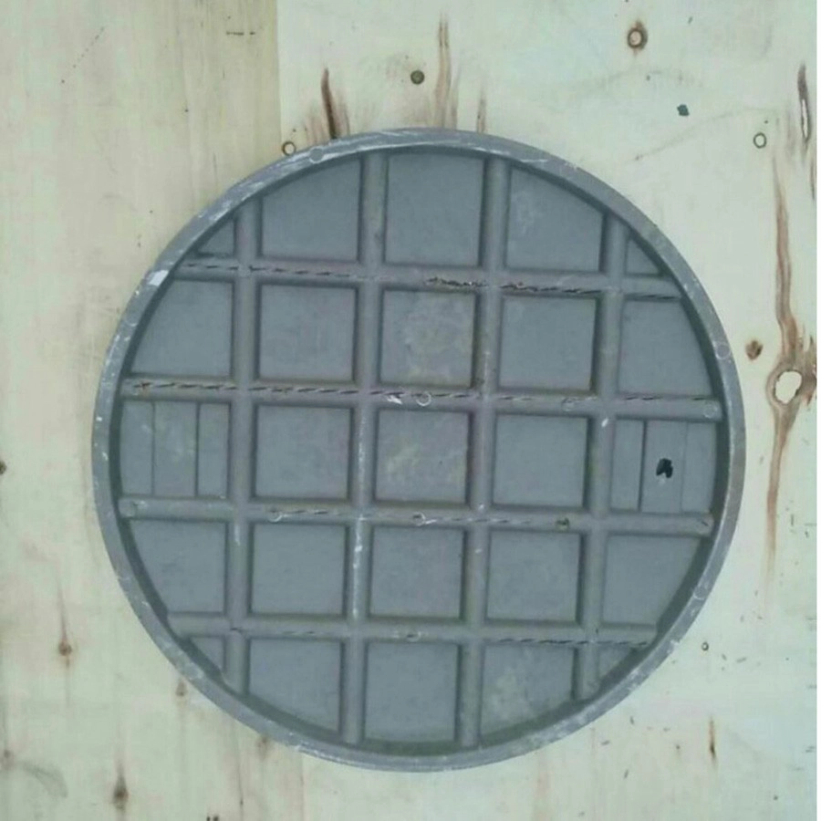 Fiberglas verstärkte Polymer-rechteckige runde runde vertiefte Inspektions-im Freienabfluss-Abdeckungen