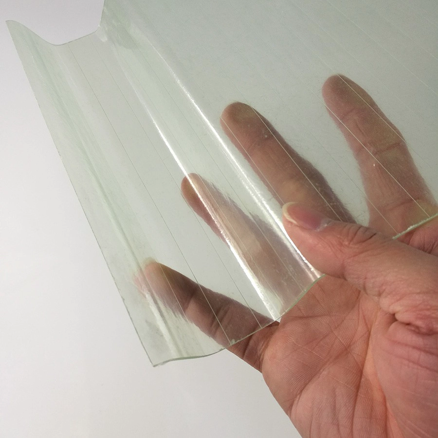 Gel Coated Transparent Fiberglass Reinforced Plastic FRP Roofing Sheet