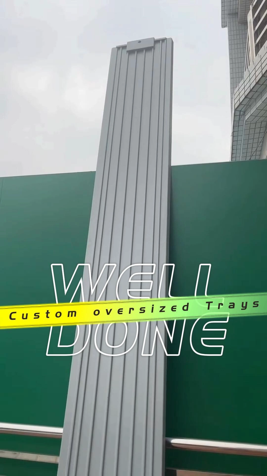 Custom oversized Hydroponic Trays