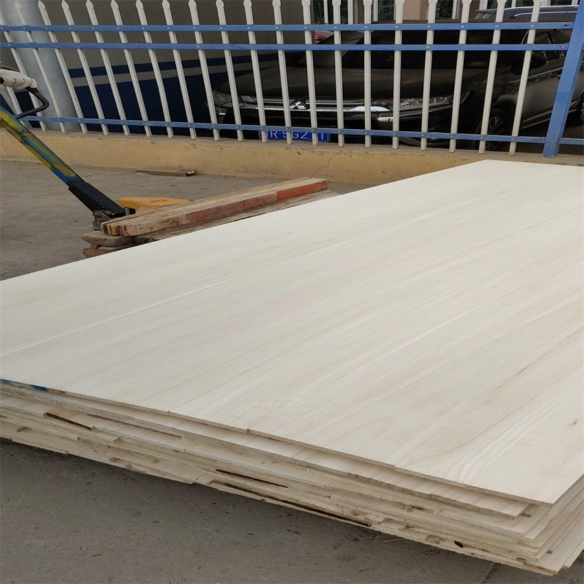 China China paulownia edge glued panels for coffins making with bleached color factory manufacturer