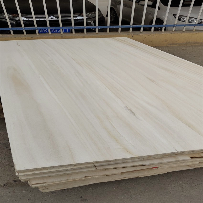 China China paulownia edge glued panels for coffins making with bleached color factory manufacturer