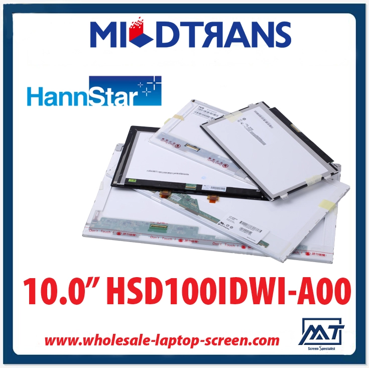 10.0" HannStar WLED backlight laptop LED screen HSD100IDWI-A00 1024×600 cd/m2 250 C/R 500:1