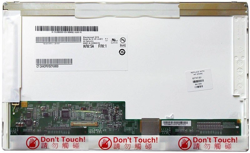 10.1「AUO WLEDバックライトノートPC LEDスクリーンB101AW03 V1は1024×600のCD /㎡200 C / R 400:1