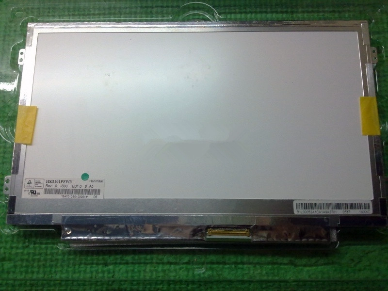 10.1" HannStar WLED backlight notebook personal computer LED display HSD101PFW3-B00-C00 1024×600 cd/m2 180 C/R 500:1