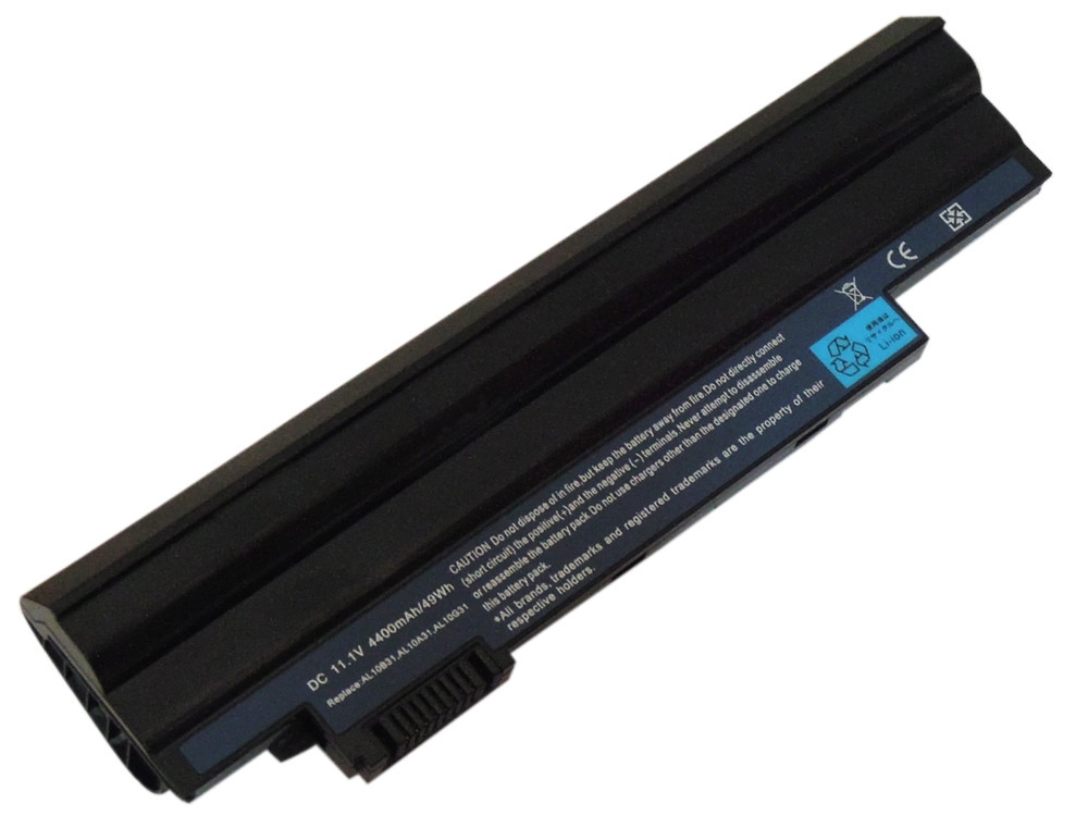 11.1V 4400MAH ноутбук аккумулятор AL10A31 AL10B31 для Acer Aspire One 522 722 AO522 AOD255 AOD257 AOD260 D255 D255E D257 D260 D270 E100