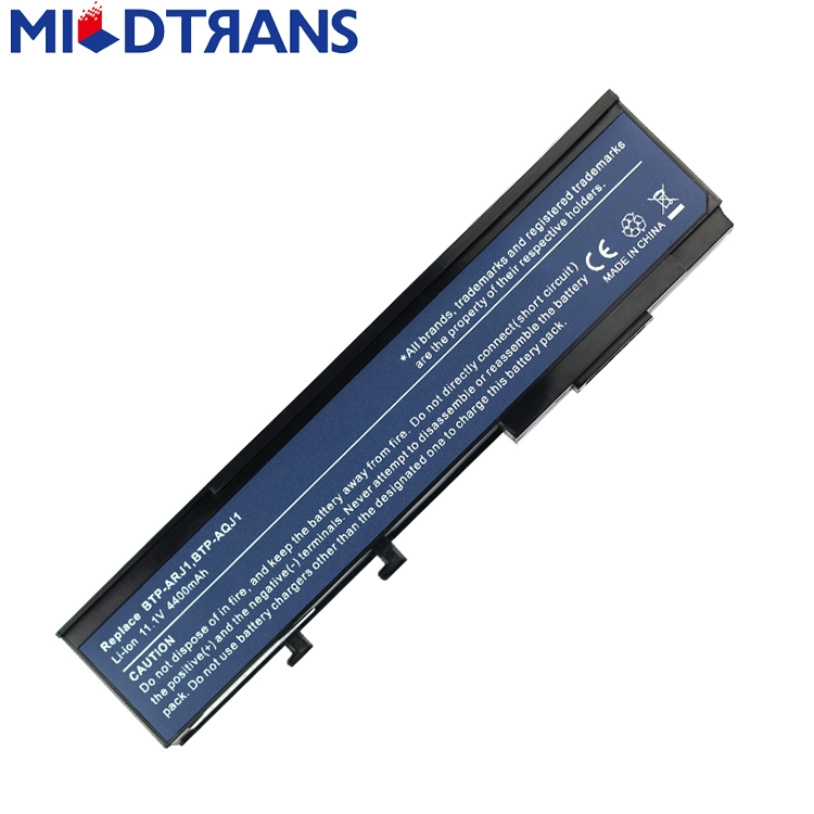 11.1V Laptop Battery For Acer BTP-ARJ1 BTP-B2J1 AMJ1 ANJ1 AOJ1 APJ1 AQJ1 ASJ1 B2J1 TravelMate 6593 GARDA31 TM07B41