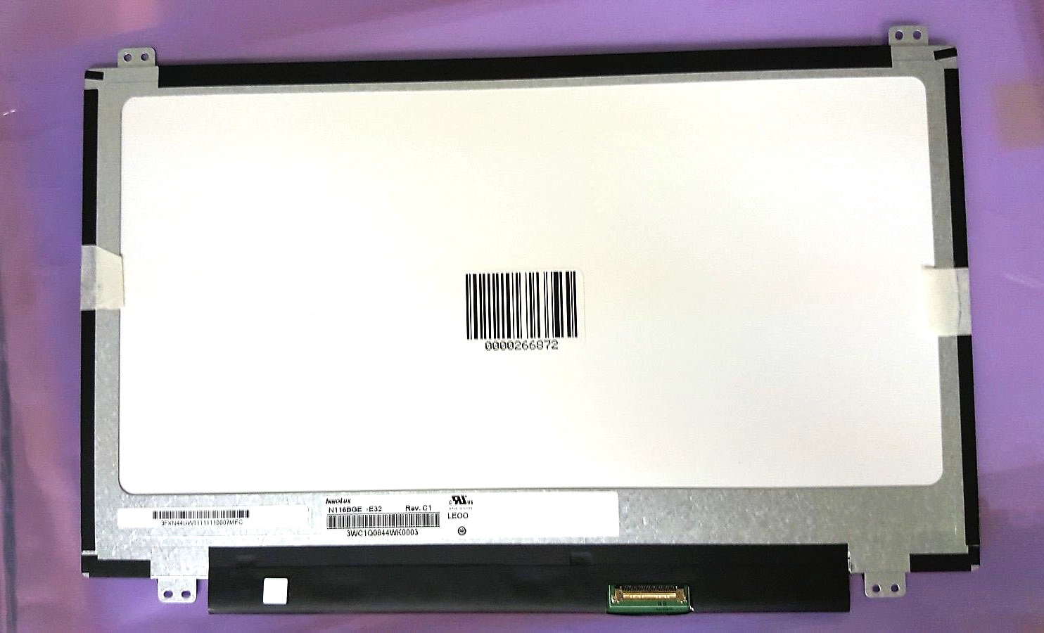 11.6 pollici 1366 * 768 opaco spessore 30 pin EDP N116BGE-E32 Schermo per laptop