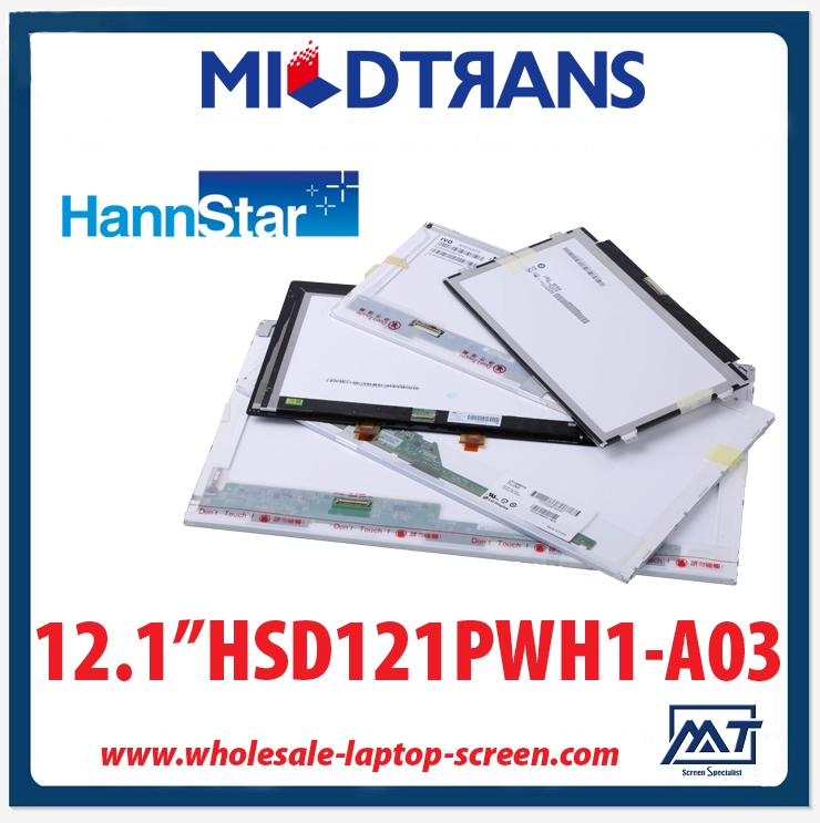 12.1" HannStar WLED backlight laptops LED display HSD121PWH1-A03 1366×768 cd/m2 C/R