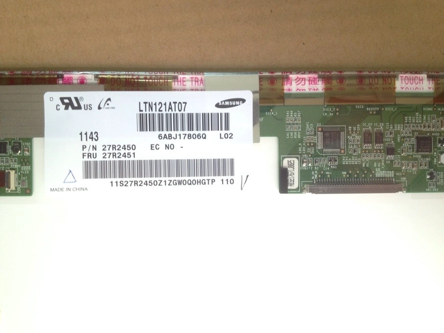 12.1「SAMSUNG WLEDバックライトノートブックコンピュータは、ディスプレイLTN121AT07-L01の1280×800のLED