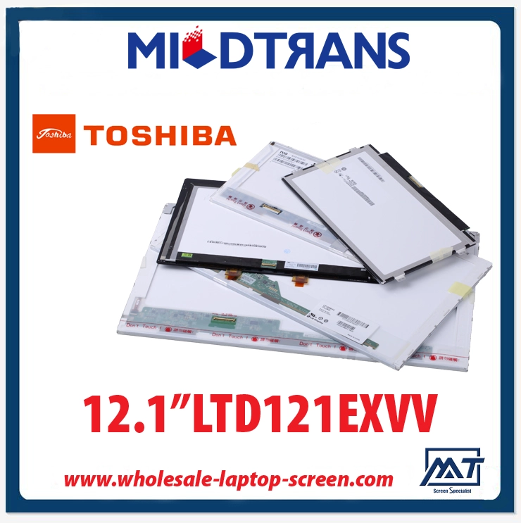 12.1" TOSHIBA CCFL backlight laptops LCD panel LTD121EXVV 1280×800 cd/m2 200 C/R 600:1