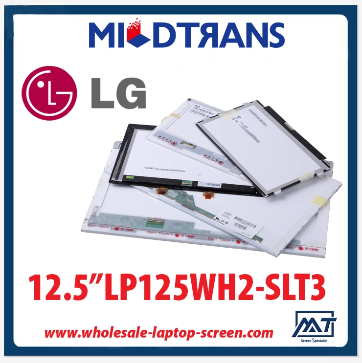 12.5 "LG Display rétroéclairage WLED ordinateur portable en écran LED LP125WH2-SLT3 1366 × 768 cd / m2 300 C / R 500: 1