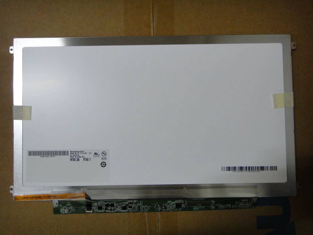 13.3 "AUO WLED 백라이트 노트북 컴퓨터 LED 패널 B133XW01의 V3 1366 × 768 CD / m2 (220) C / R 400 : 1