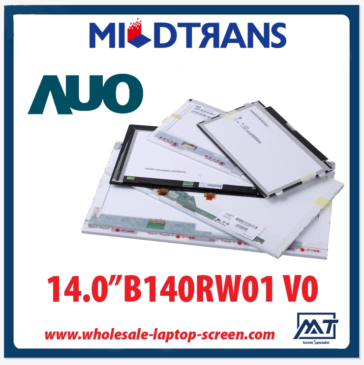 14.0" AUO WLED backlight notebook TFT LCD B140RW01 V0 1600×900 cd/m2 250 C/R 500:1