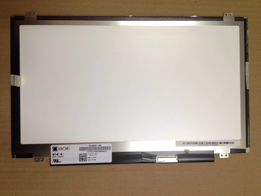 14.0 "ordinateurs portables de rétroéclairage WLED affichage LED BOE HB140WX1-500 1366 × 768 cd / m2 200 C / R 600: 1