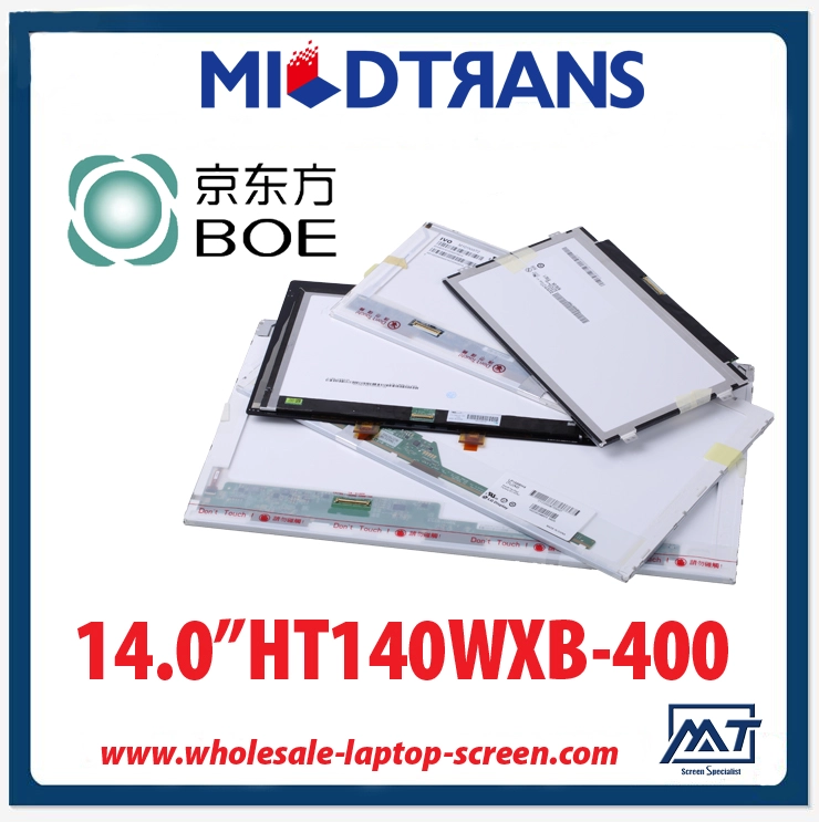 14.0" BOE WLED backlight notebook LED panel HT140WXB-400 1366×768 cd/m2 210 C/R 600:1