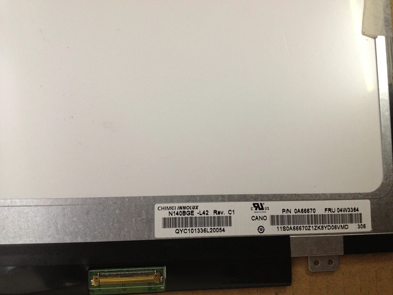 14.0 inç 1366 * 768 CMO Parlak Kalın 40 Pin LVDS N140BGE-L42 Laptop Ekranı