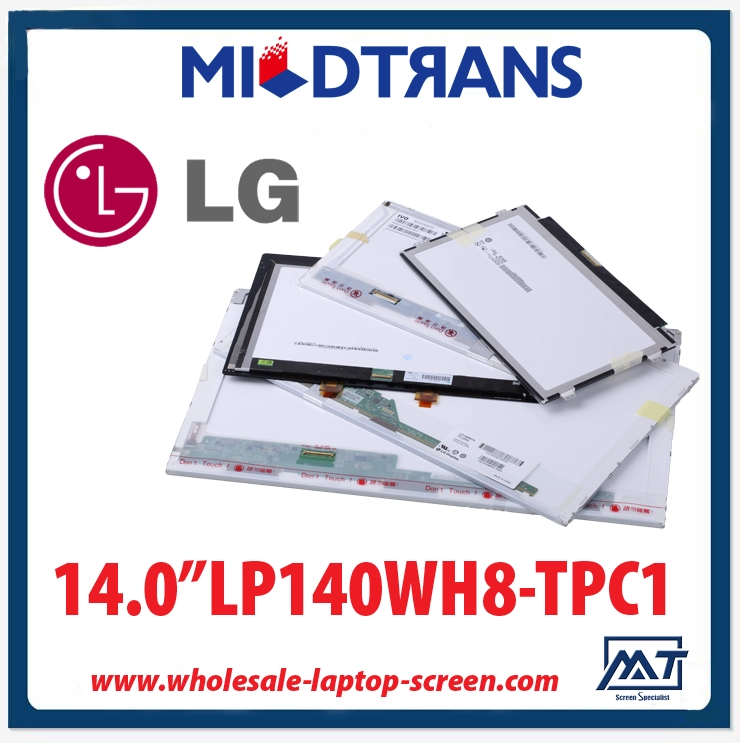14.0" LG Display WLED backlight laptops LED screen LP140WH8-TPC1 1920×1080 cd/m2 220 C/R 600:1