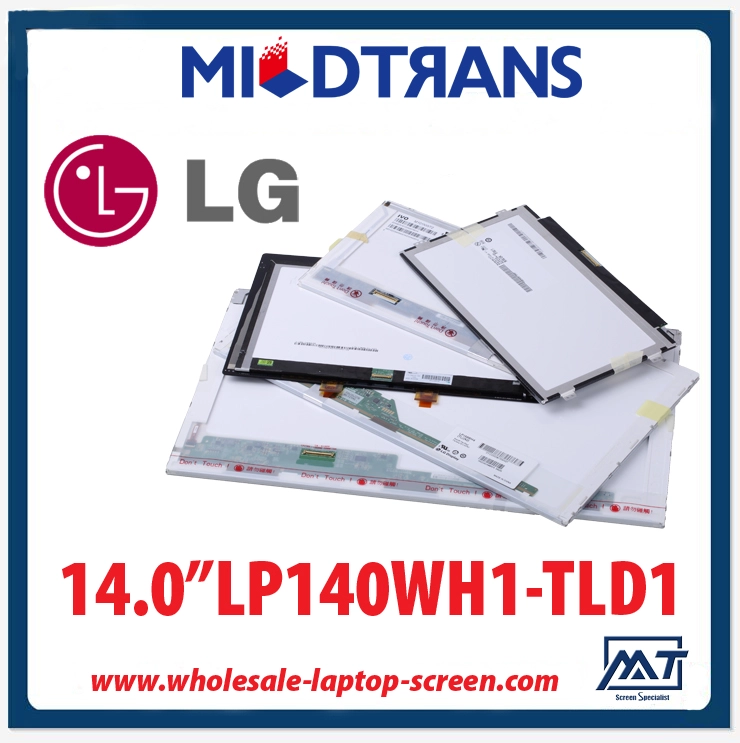 14.0" LG Display WLED backlight notebook LED display LP140WH1-TLD1 1366×768 cd/m2 200C/R 300:1