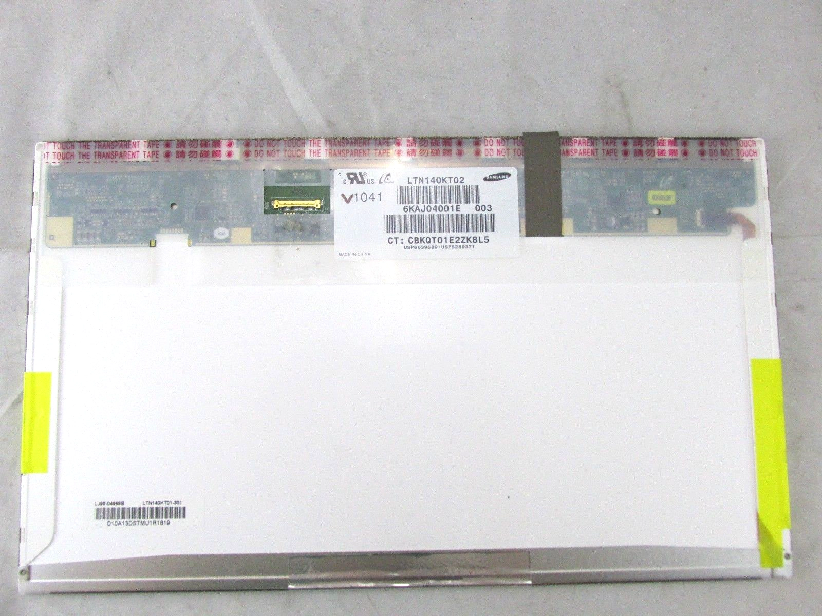 14.0「SAMSUNG WLEDバックライトラップトップLEDパネルLTN140KT02-003 1600×900のCD /㎡のC / R