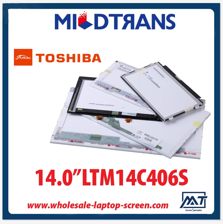 14.0 "TOSHIBA CCFL laptop TFT LCD LTM14C406S 1024 × 768 cd / m2 70 C / R 250: 1