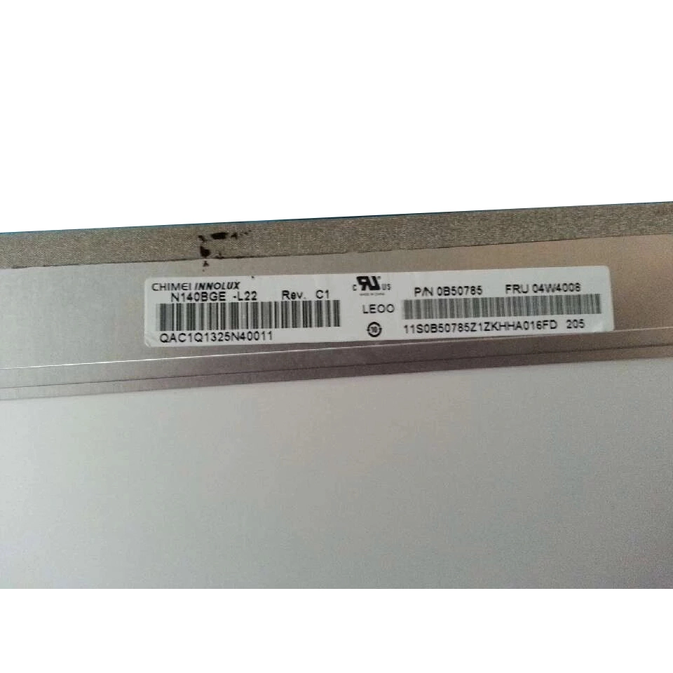 14,0 дюйма 1366 * 768 Matte 40 PIN-код LVDS толстый экран ноутбука N140BGE-L22