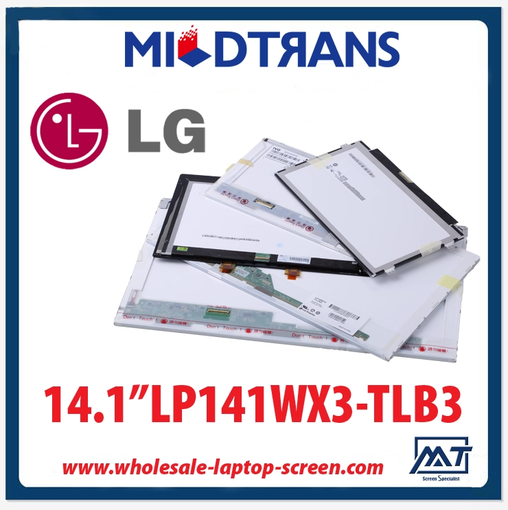 14.1“LG显示器CCFL背光笔记本液晶屏LP141WX3-TLB3 1280×800 cd / m2的商业/住宅