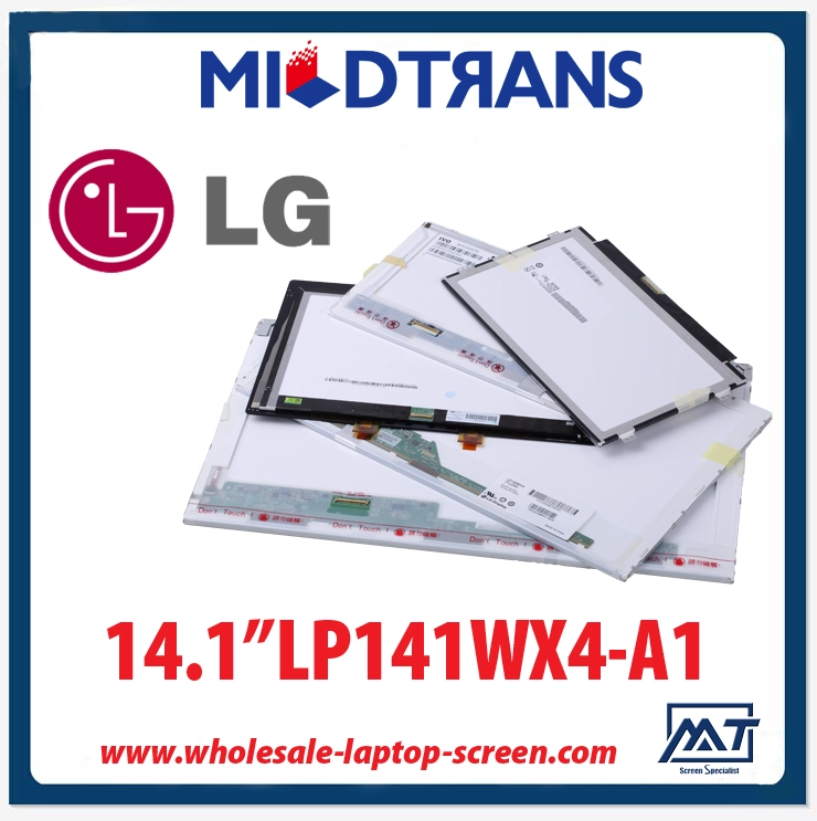 14.1 "LG أجهزة الكمبيوتر المحمولة الإضاءة الخلفية CCFL لوحة العرض LCD LP141WX4-A1 1280 × 800 CD / M2 C / R