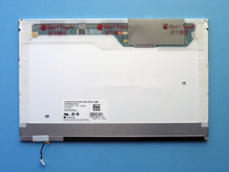 14.1“LG显示器的CCFL背光源的笔记本电脑LCD显示器LP141WX3-TLQ1 1280×800 cd / m2的220℃/ R 400:1