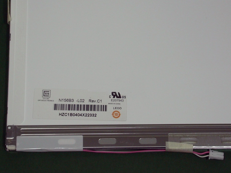 15.6 inç 1366 * 768 CMO Parlak Kalın 30 Pin LVDS N156B3-L02 Laptop Ekranı
