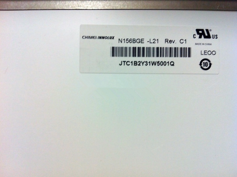 15.6 بوصة 1366 * 768 CMO لامع سميكة 40 دبابيس LVDS N156BGE-L21 شاشة كمبيوتر محمول