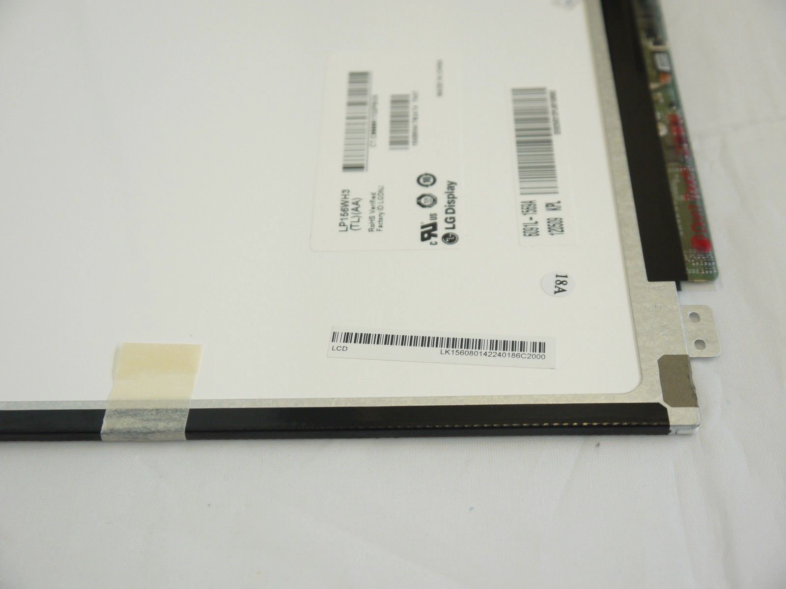 15.6 "LGディスプレイWLEDバックライトラップトップLEDスクリーンLP156WH3-TLAA 1366 768 CD / m2の200 C / R×500:1