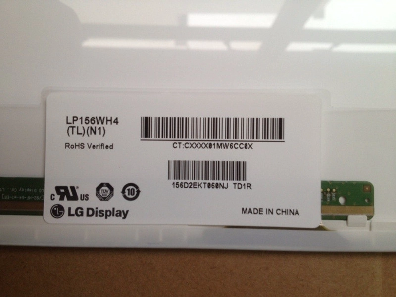 15.6 "LG Display affichage LED portable WLED de rétroéclairage LP156WH4-TLN1 1366 × 768 cd / m2 220 C / R 500: 1