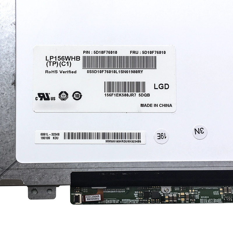 15.6 "LG Display portable WLED de rétroéclairage LED affichage LP156WHB-TPC1 1366 × 768 cd / m2 220 C / R 350: 1