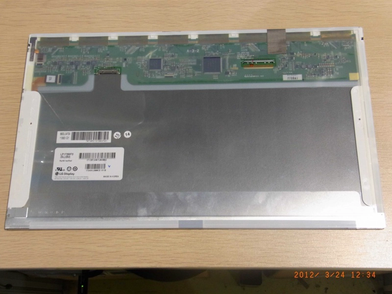 17.3“LG显示器RGB LED背光的笔记本电脑TFT LCD LP173WF3-SLB2 1920×1080 cd / m2的300℃/ R 800:1
