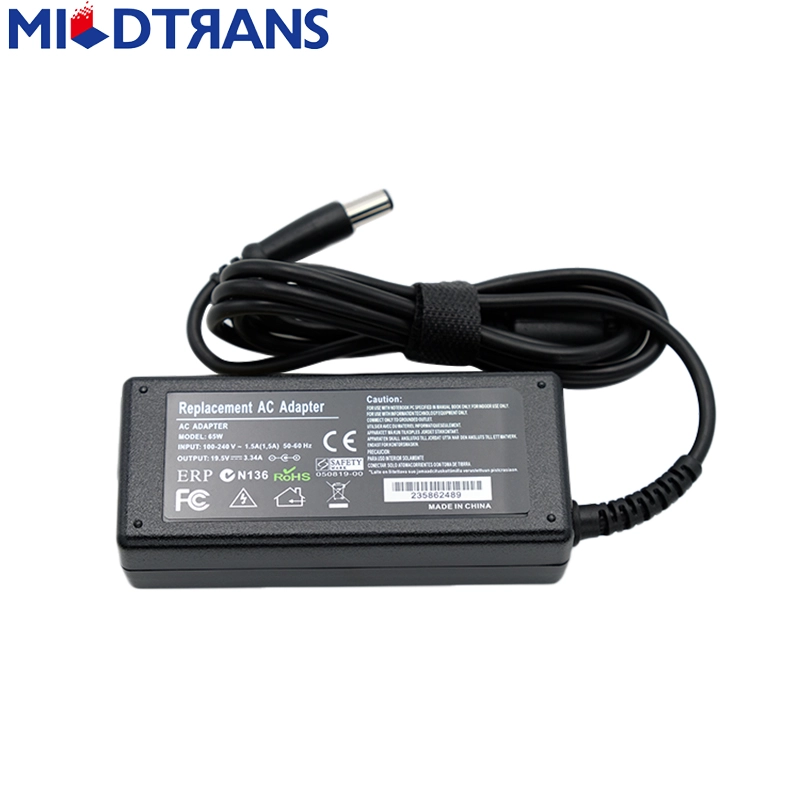 19.5V 3.34A For DELL Laptop Power chager AC Adapter Aspire DE-03 7.9*5.0mm