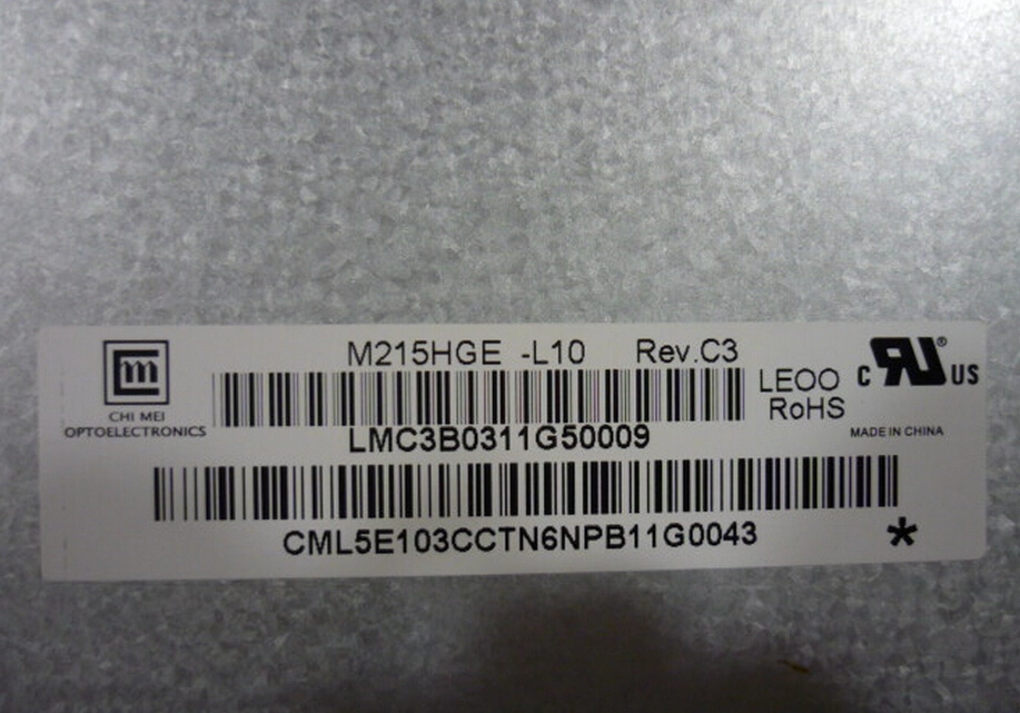 21.5 Inch 1920*1080 Matte 30 Pins LVDS M215HGE-L10 Laptop Screen