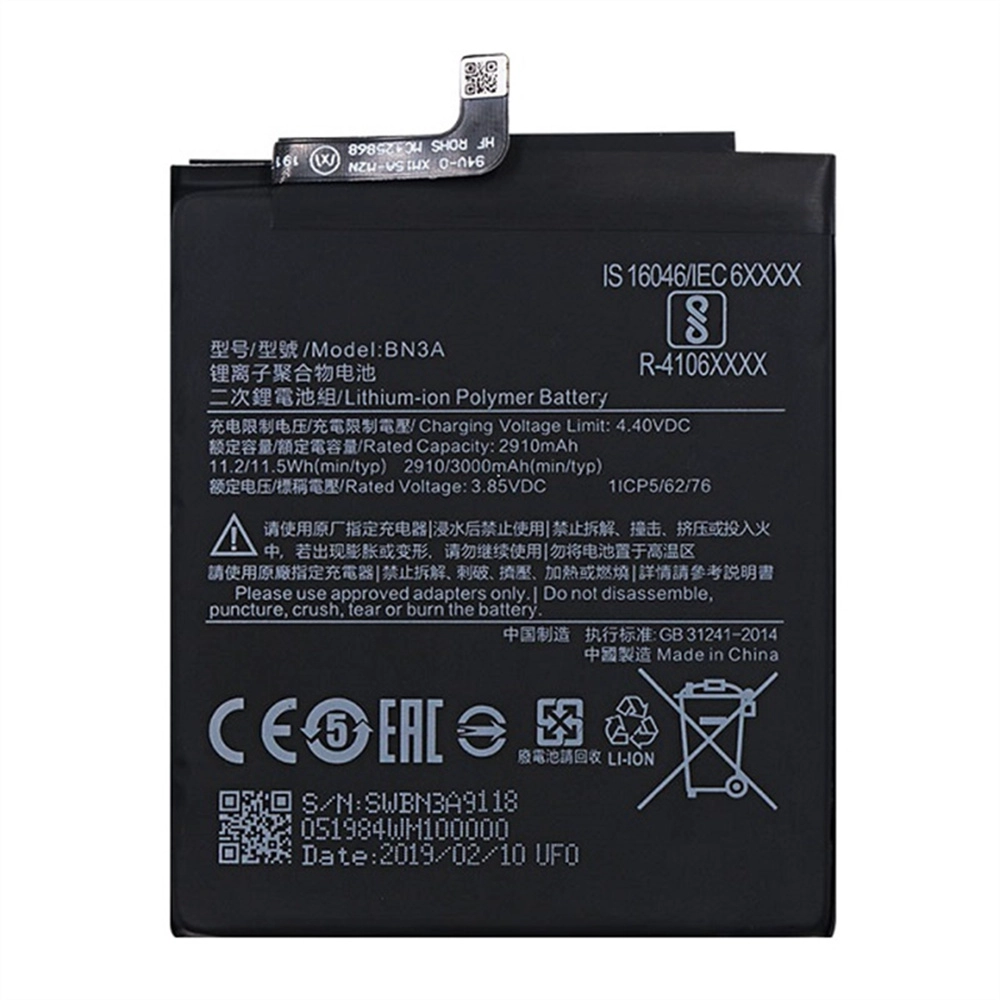 3000Mah Bn3A Battery Replacement For Xiaomi Redmi Go Cell Phone