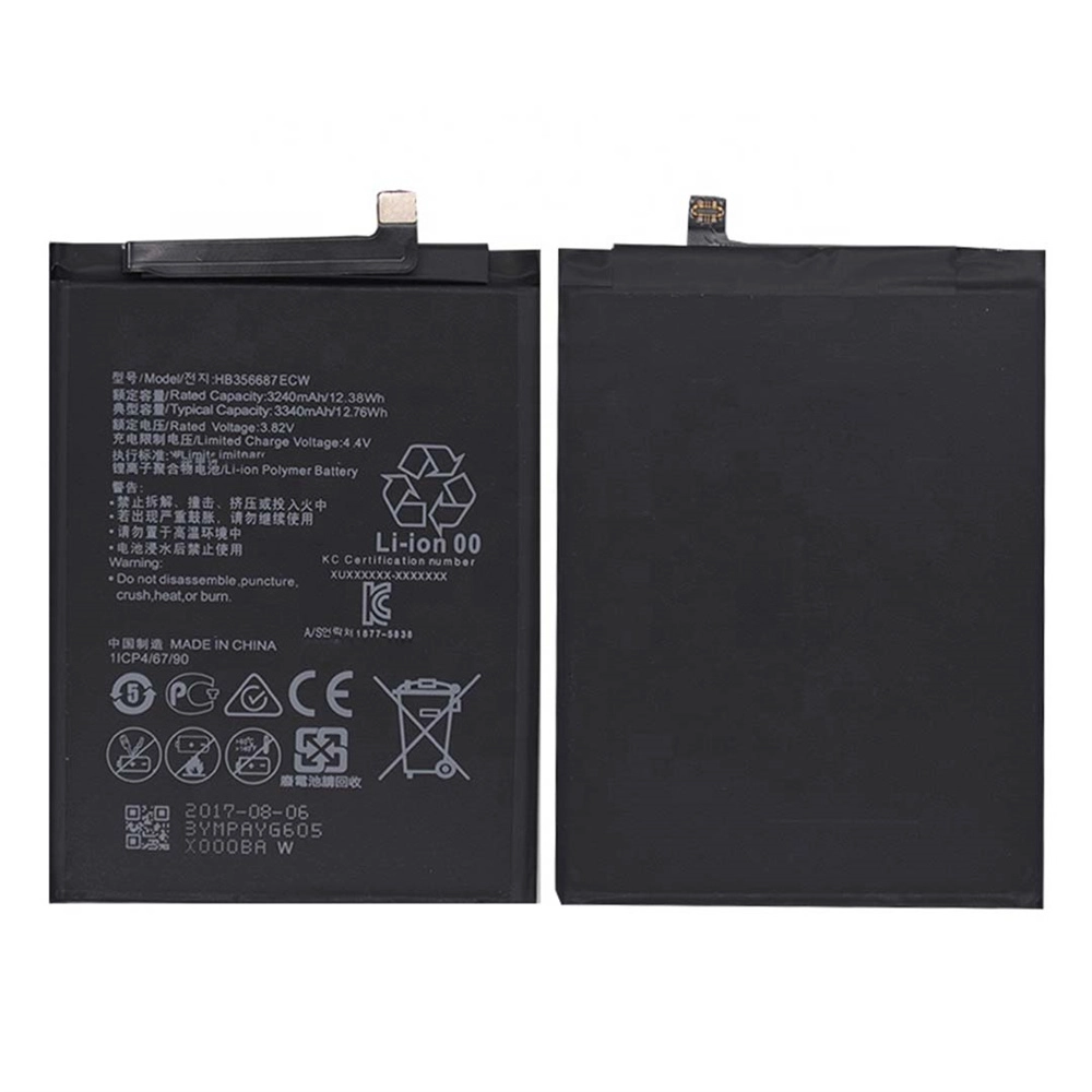 3340Mah Replacement Cell Phone Battery Hb356687Ecw For Shuawei Nova 2S