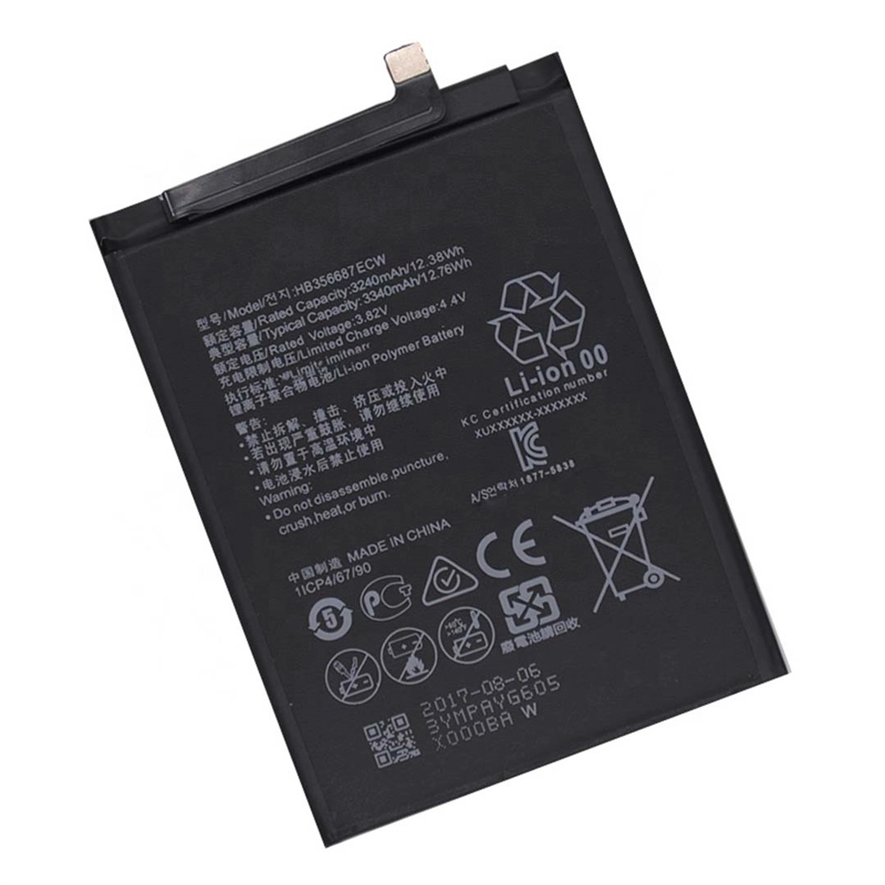 3340Mah Replacement Cell Phone Battery Hb356687Ecw For Shuawei Nova 2S