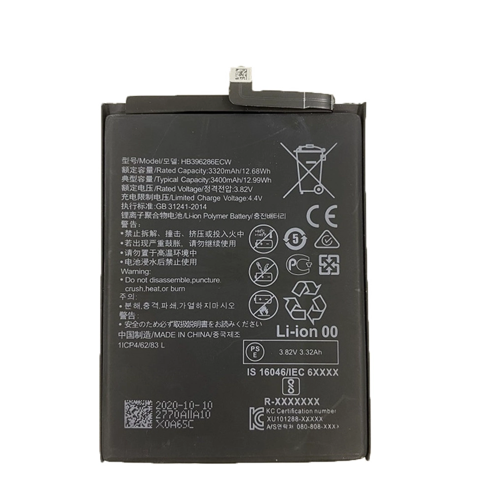 3400mAh HB396286ECW 화웨이 P 스마트 핸드폰 배터리 용 배터리 교체