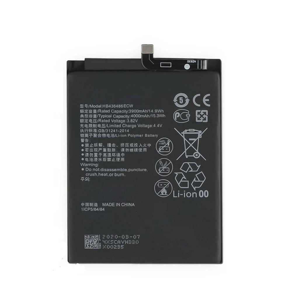4000Mah Hb436486Ecw Battery Replacement For Huawei Mate10 Pro Cell Phone