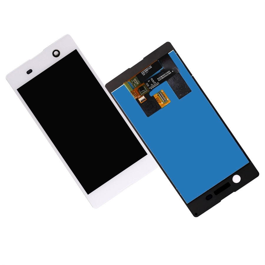 5.0 "Assembly LCD do telefone celular para Sony M5 Dual E5663 LCD Display Touch Screen Digitador Preto